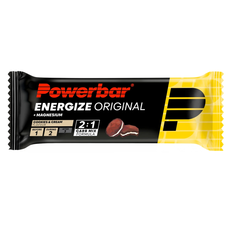 חטיף אנרגיה PowerBar Energize Original Cookies & Cream קרם עוגיות 55 גרם