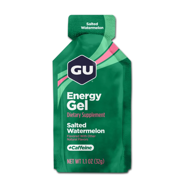 ג׳ל אנרגיה GU Salted Watermelon עם 20 מ״ג קפאין