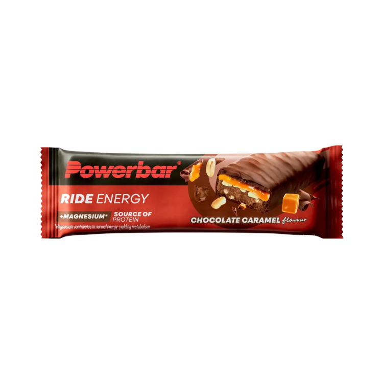 חטיף אנרגיה וחלבון PowerBar Ride Energy Chocolate Caramel שוקולד קרמל 55 גרם
