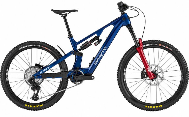אופני הרים חשמליים Whyte Karve EVO RSX בצבע כחול ספיר