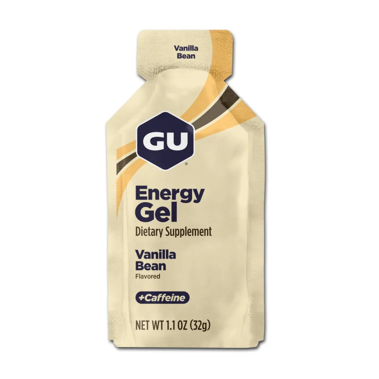ג׳ל אנרגיה GU Vanilla Bean בטעם וניל עם קפאין
